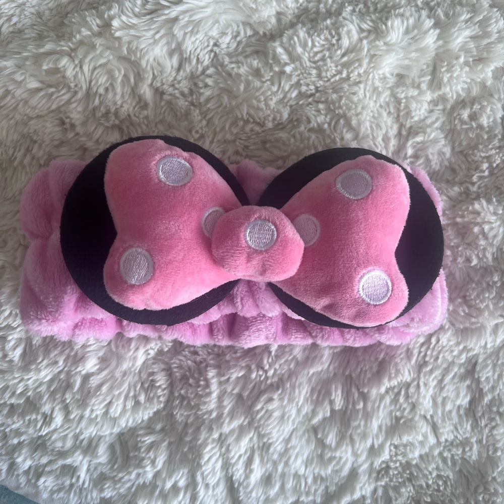 NWT | The Crème Shop Pink Minnie Mouse Headband